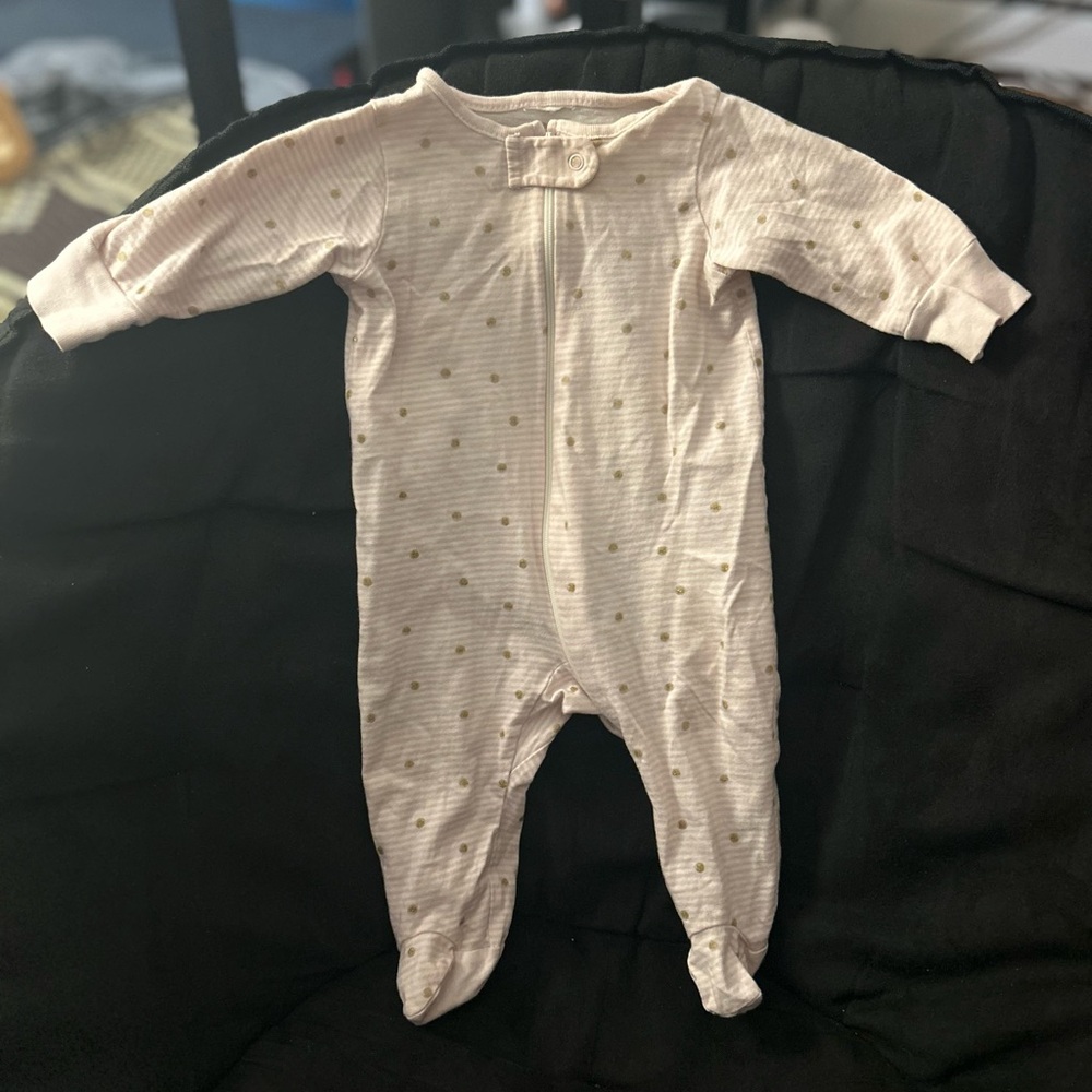 Pink Polka Dot Kids One Piece